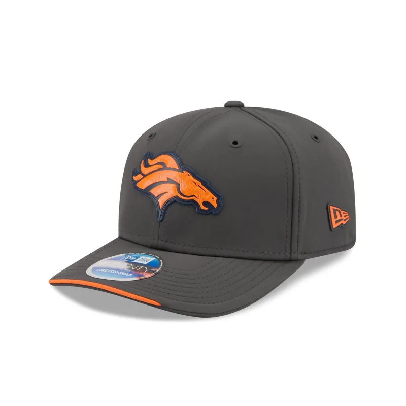 Denver Broncos 2026 Sideline Cold Weather 9SEVENTY Stretch-Snap Hat made by New Era