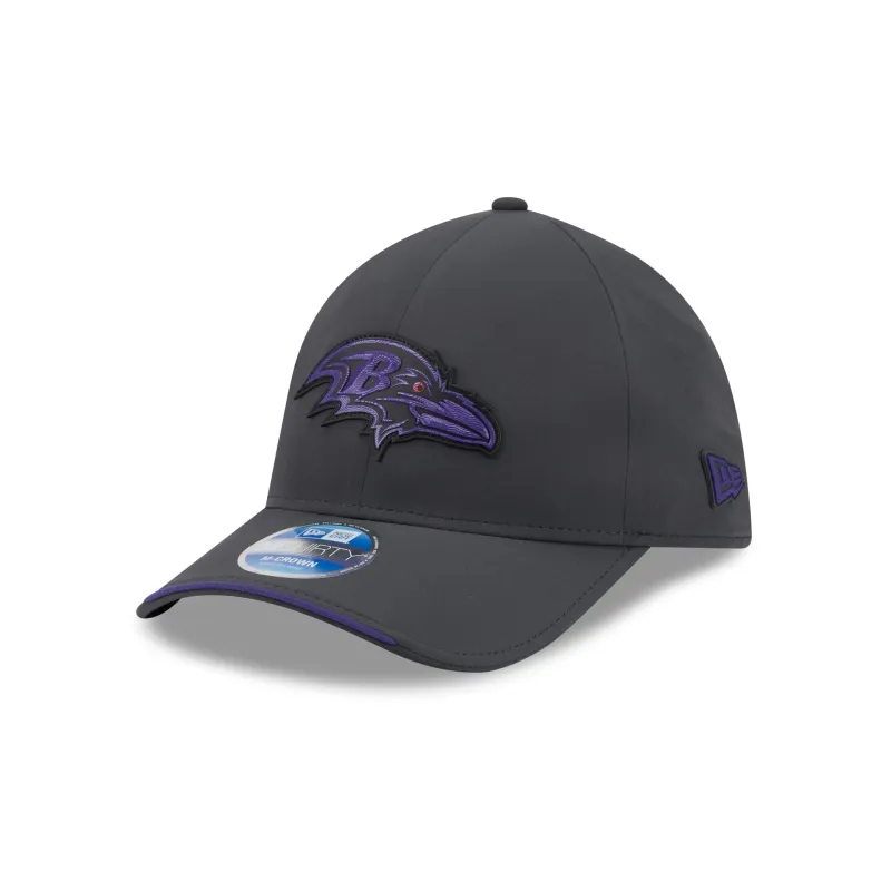 Baltimore Ravens 2026 Sideline Cold Weather 39THIRTY M-Crown Stretch Fit Hat made by New Era
