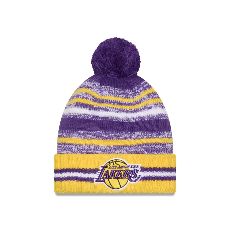 Los Angeles Lakers Cheer Pom Knit Hat made by New Era