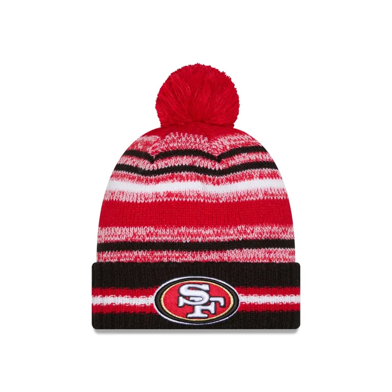San Francisco 49ers Cheer Pom Knit Hat made by New Era