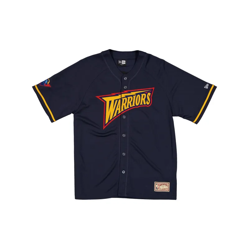 Golden State Warriors Hardwood Classics Navy Jersey made by New Era