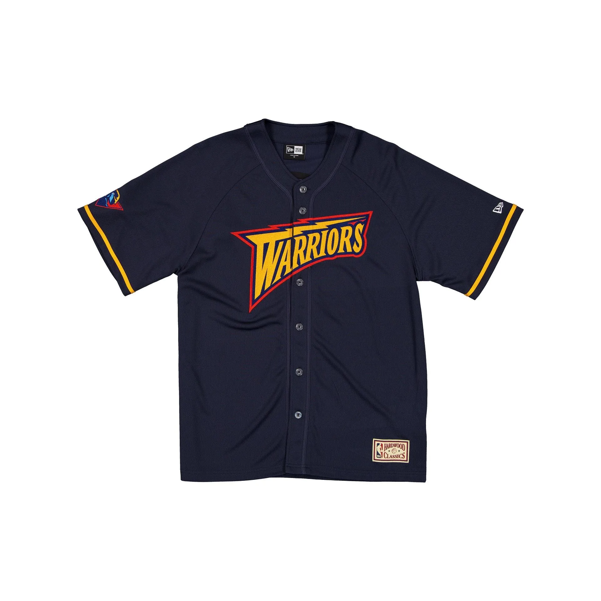 Golden State Warriors Hardwood Classics Navy Jersey sold by New Era