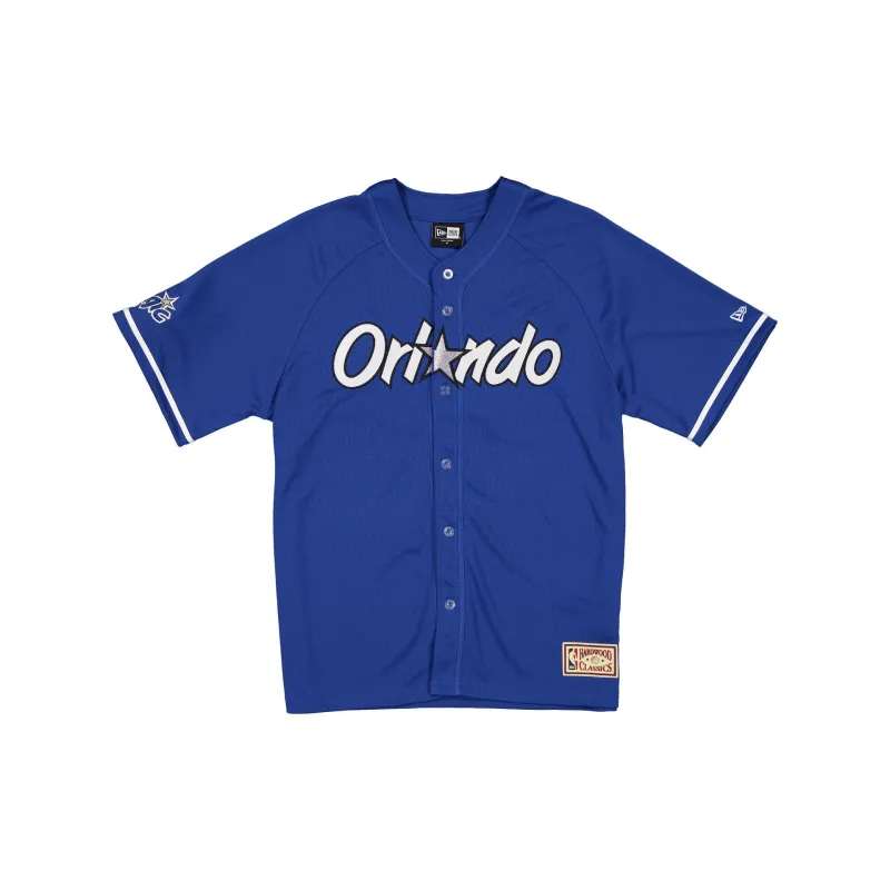 Orlando Magic Hardwood Classics Blue Jersey made by New Era