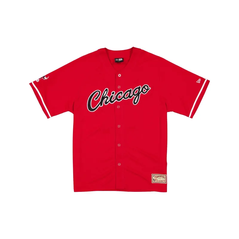 Chicago Bulls Hardwood Classics Scarlet Jersey made by New Era
