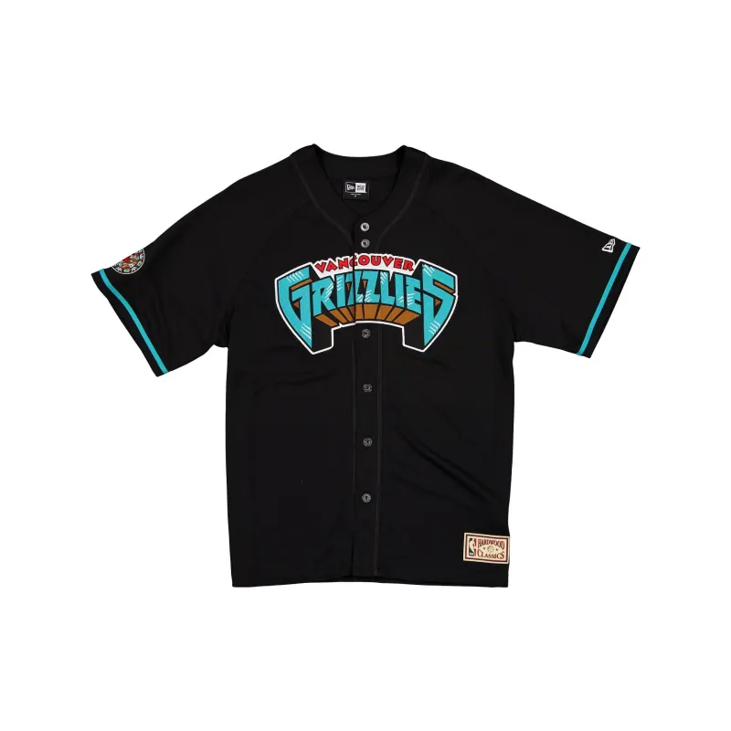Vancouver Grizzlies Hardwood Classics Black Jersey made by New Era