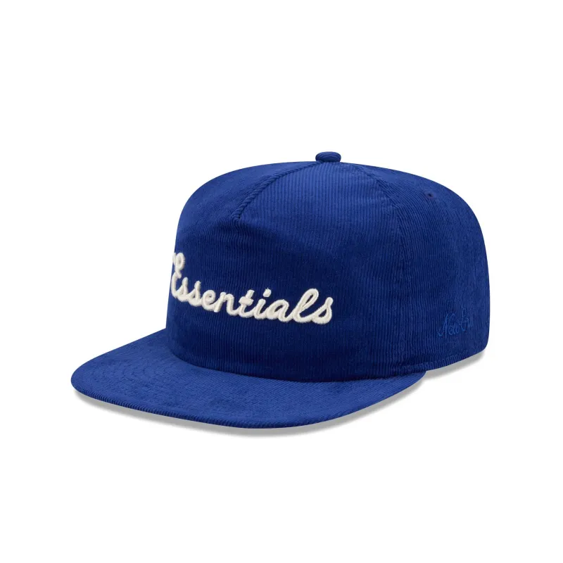 Fear of God Essentials Los Angeles Dodgers Corduroy 19TWENTY Snapback Hat made by New Era