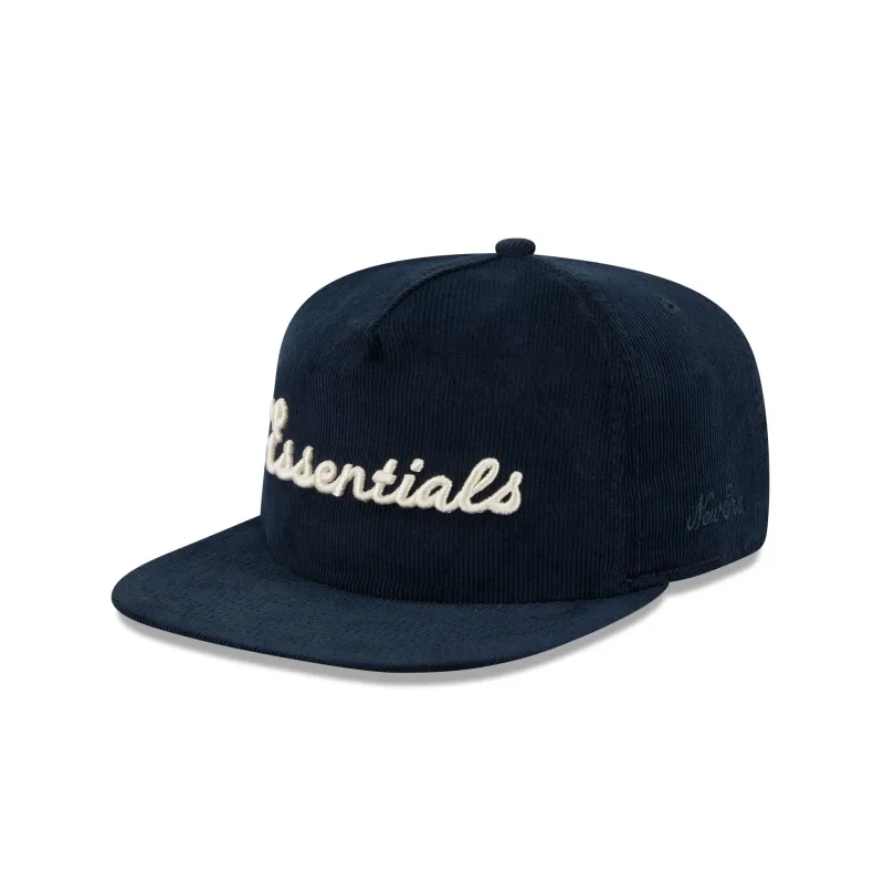 Fear of God Essentials New York Yankees Corduroy 19TWENTY Snapback Hat made by New Era
