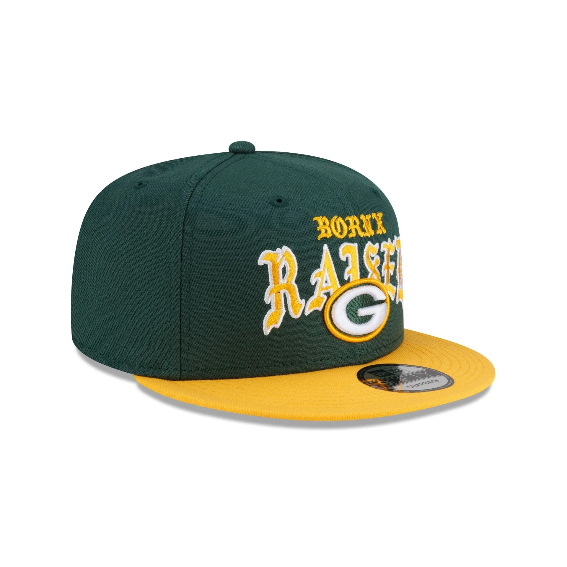 Born x Raised x Green Bay Packers Two-Tone 9FIFTY Snapback Hat sold by New Era product image thumbnail 3