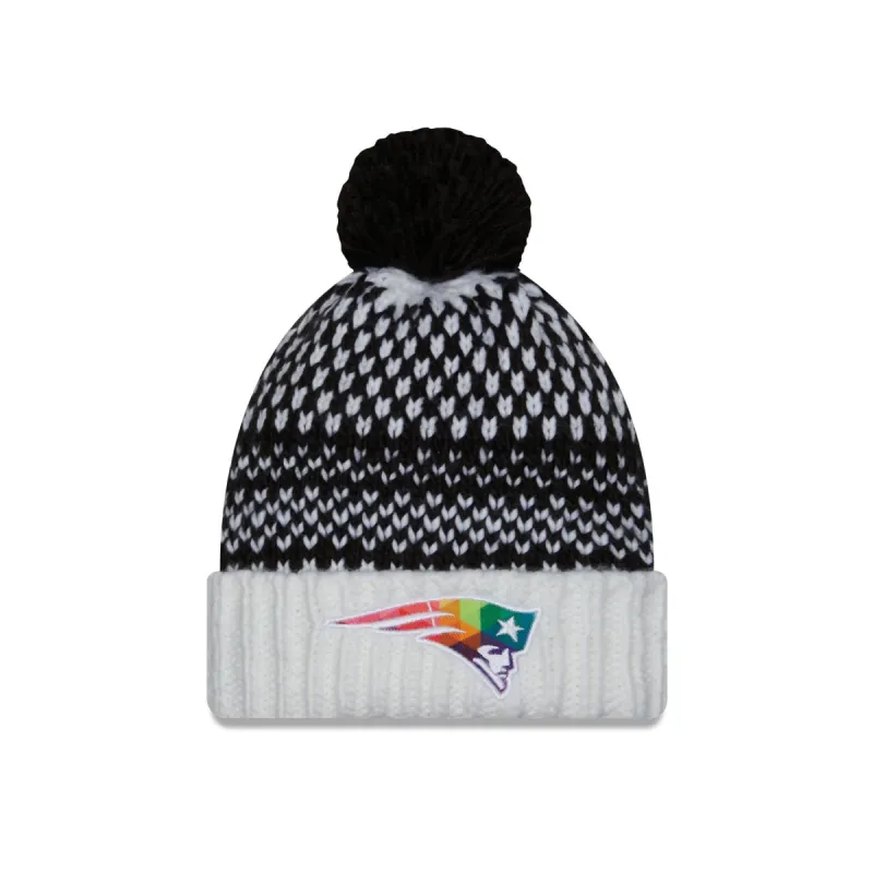 New England Patriots 2023 Crucial Catch Women's Pom Knit Hat sold by New Era