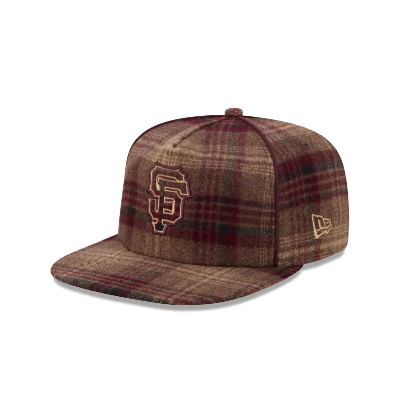 San Francisco Giants Fall Plaid 19TWENTY Snapback Hat made by New Era