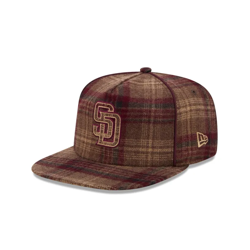 San Diego Padres Fall Plaid 19TWENTY Snapback Hat made by New Era