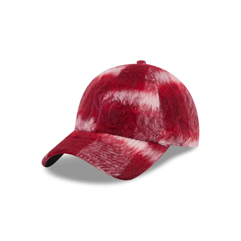 New York Yankees Brushed Plaid Casual Classic Adjustable made by New Era