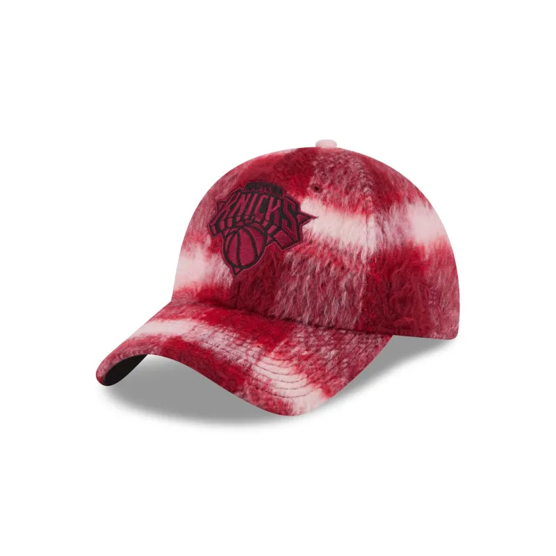 New York Knicks Brushed Plaid Casual Classic Adjustable made by New Era
