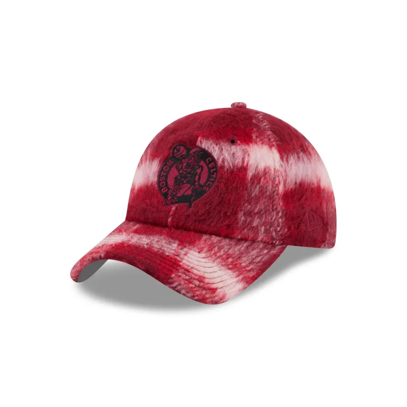 Boston Celtics Brushed Plaid Casual Classic Adjustable made by New Era