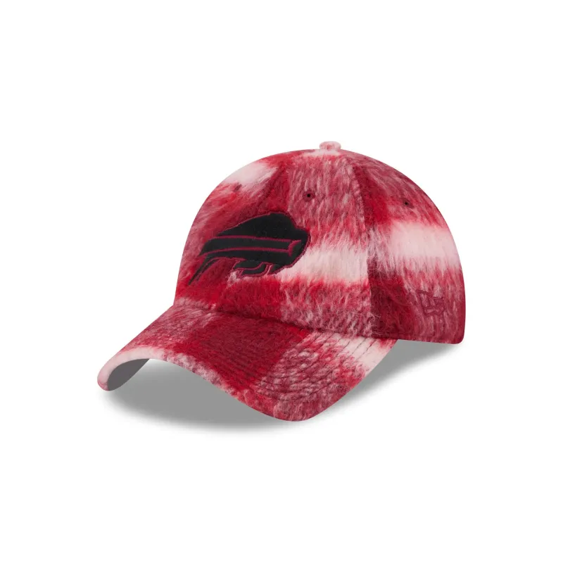 Buffalo Bills Brushed Plaid Casual Classic Adjustable made by New Era