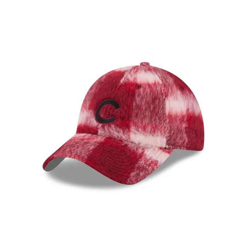 Chicago Cubs Brushed Plaid Casual Classic Adjustable made by New Era