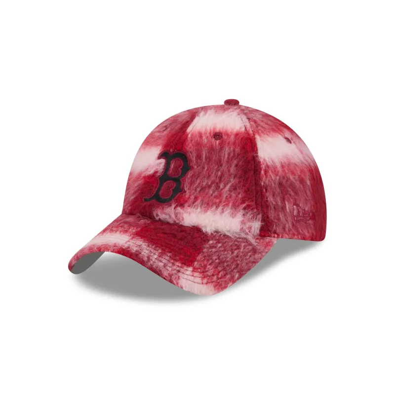 Boston Red Sox Brushed Plaid Casual Classic Adjustable made by New Era