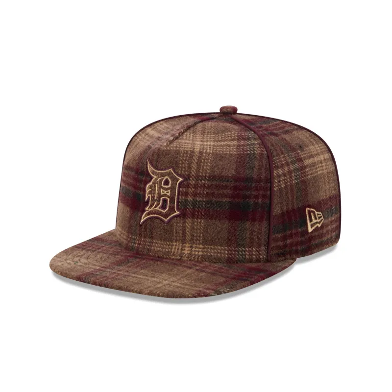 Detroit Tigers Fall Plaid 19TWENTY Snapback Hat made by New Era