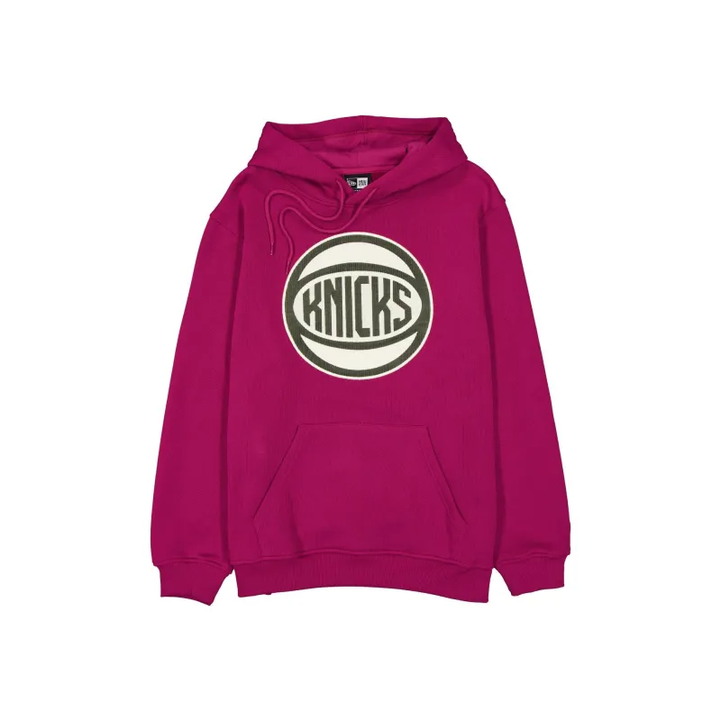 New York Knicks Corduroy Logo Cherry Hoodie made by New Era