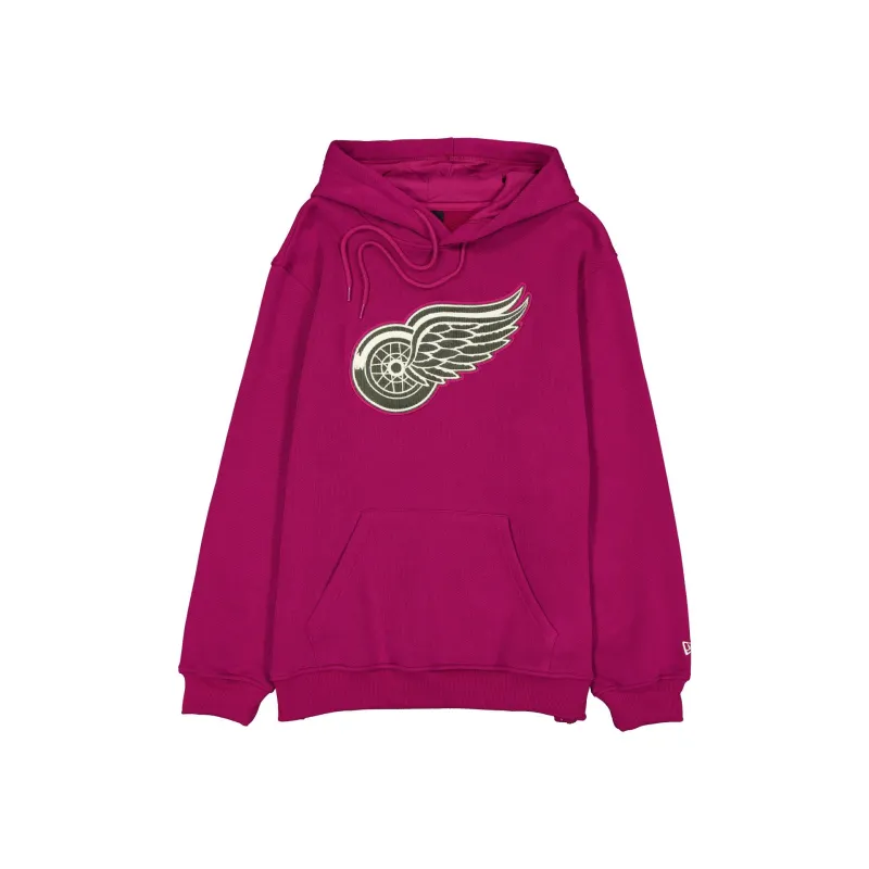 Detroit Red Wings Corduroy Logo Cherry Hoodie made by New Era