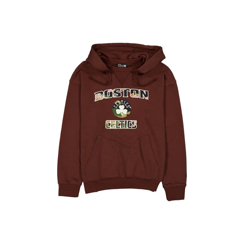 Boston Celtics Camo Logo Brown Hoodie made by New Era