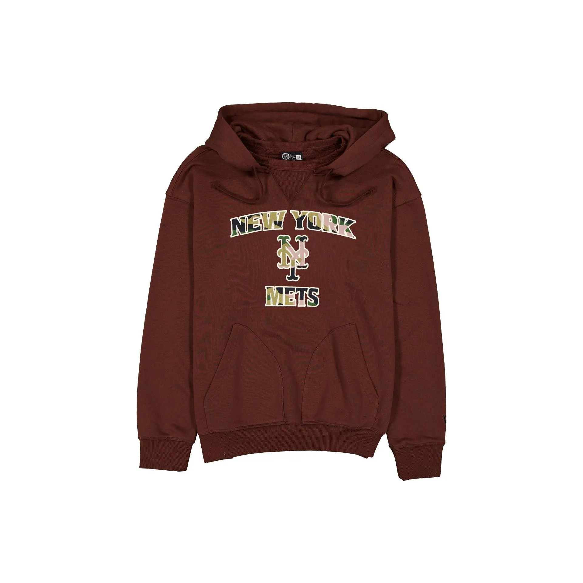 New York Mets Camo Logo Brown Hoodie sold by New Era