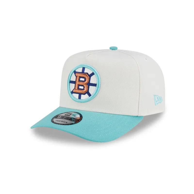 Boston Bruins Copper Pack 9FIFTY A-Frame Snapback Hat made by New Era