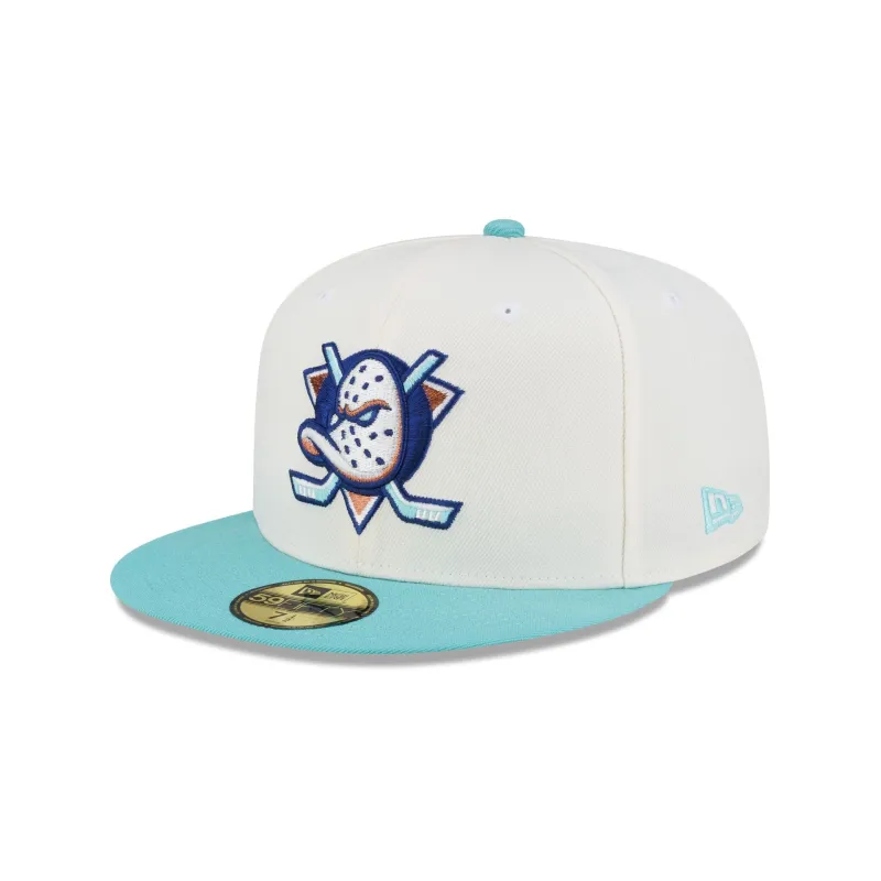 Anaheim Ducks Copper Pack 59FIFTY Fitted Hat made by New Era