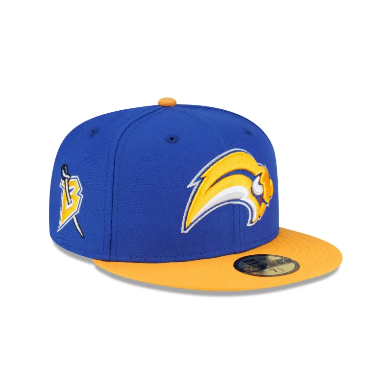 Buffalo Sabres Slug Blue 59FIFTY Fitted Hat made by New Era