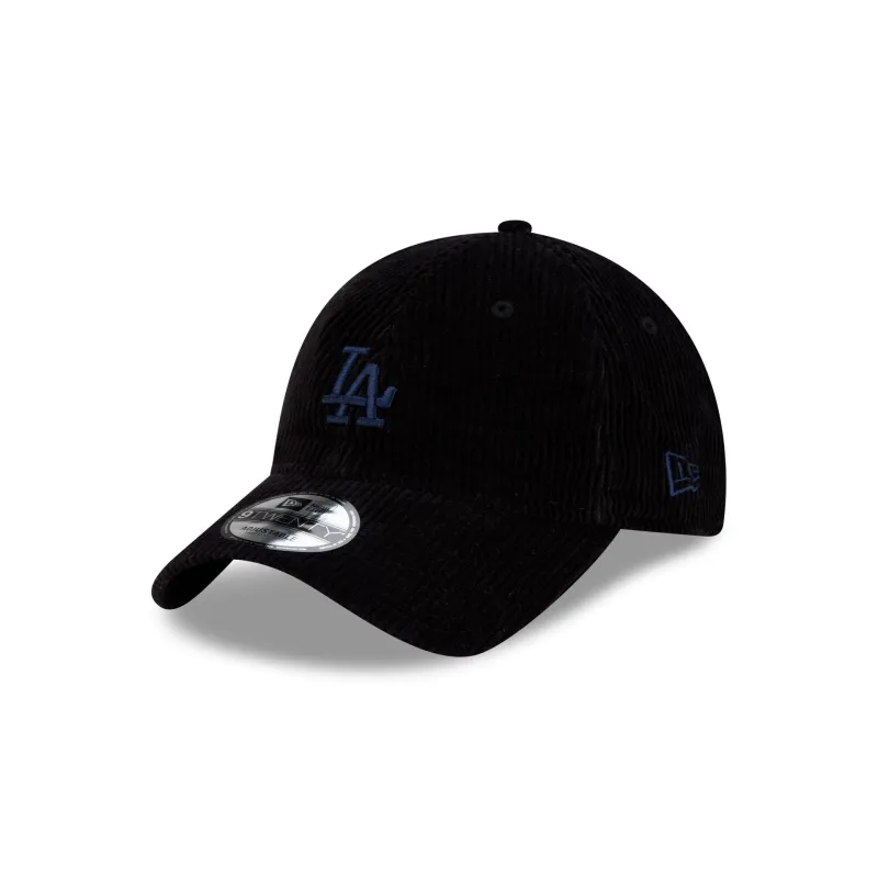Los Angeles Dodgers Black Corduroy 9TWENTY Adjustable Hat made by New Era