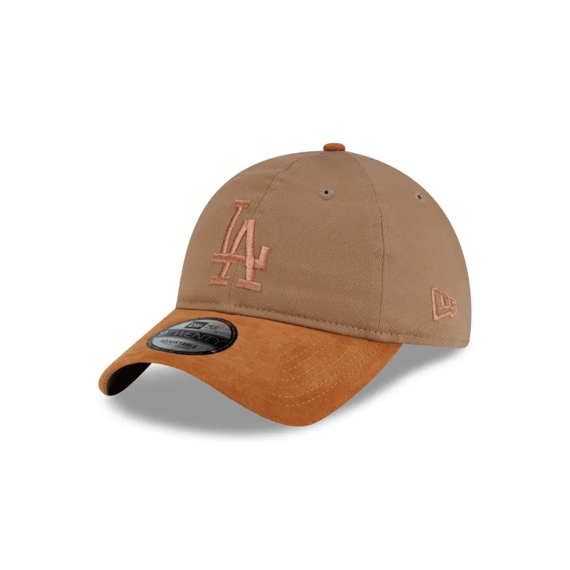 Los Angeles Dodgers Two Tone Khaki 9TWENTY Adjustable Hat made by New Era