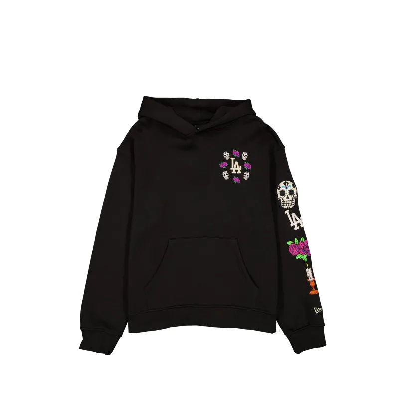 Los Angeles Dodgers Day of the Dead Black Hoodie made by New Era