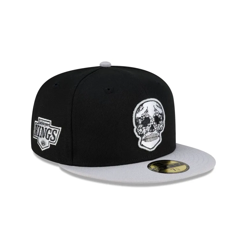 Los Angeles Kings Sugar Skull 59FIFTY Fitted Hat made by New Era