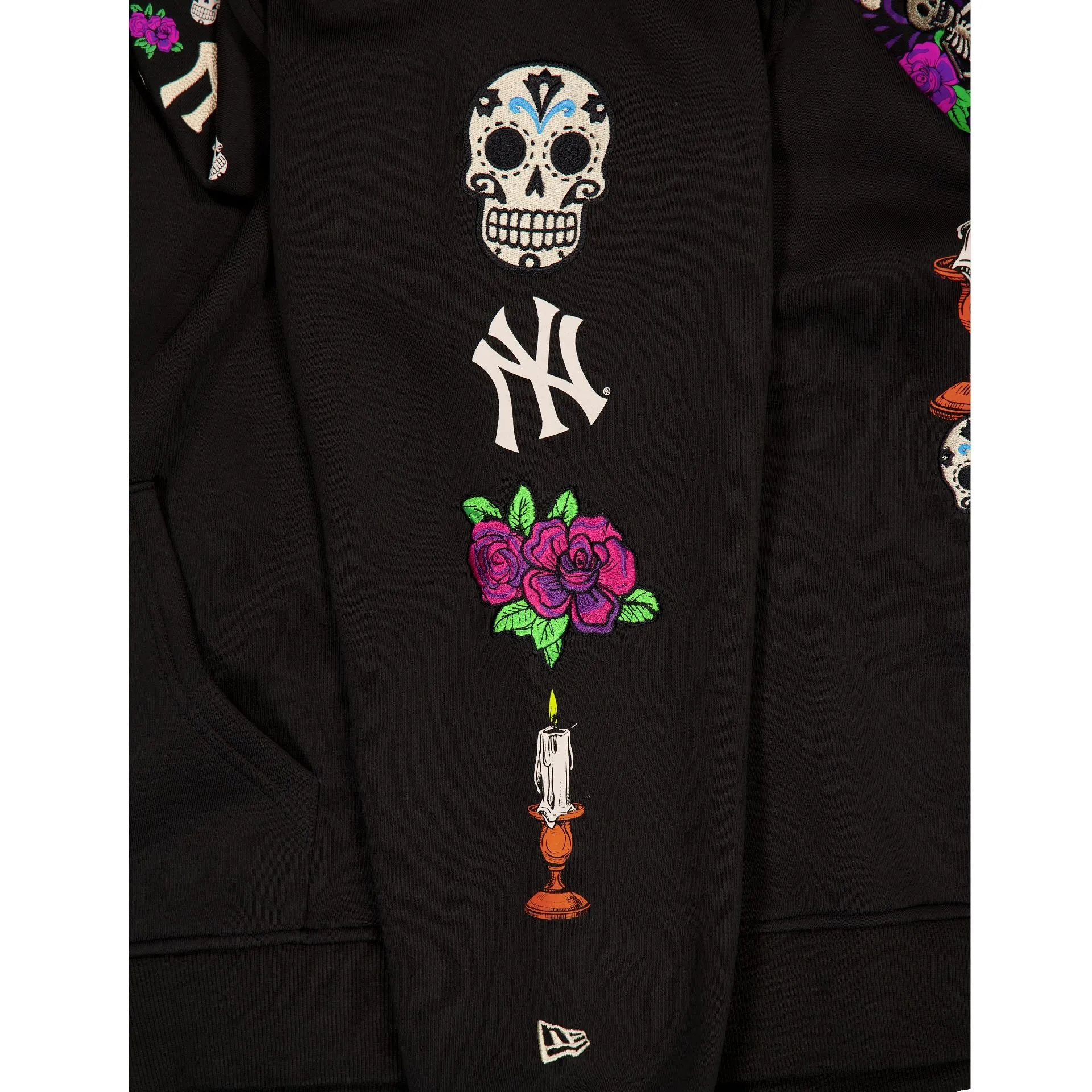 New York Yankees Day of the Dead Black Hoodie sold by New Era product image thumbnail 3