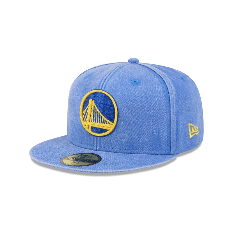Golden State Warriors Washed 59FIFTY Fitted Hat made by New Era