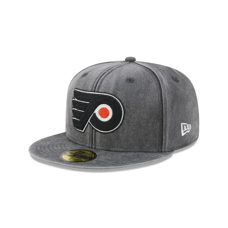 Philadelphia Flyers Washed 59FIFTY Fitted Hat made by New Era