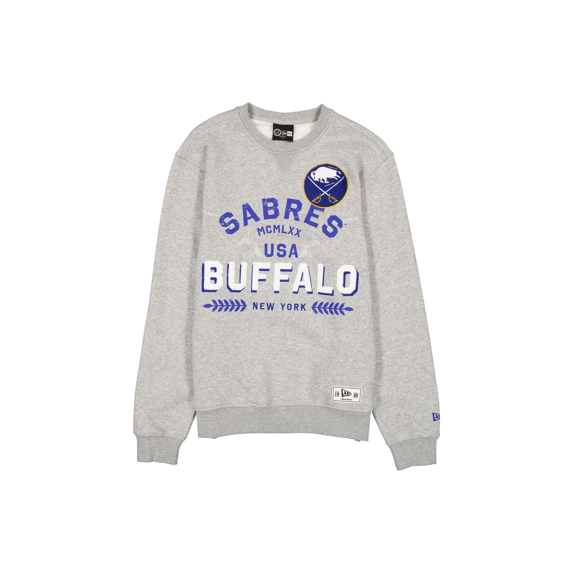 Buffalo Sabres Laurel Heather Gray Crewneck sold by New Era