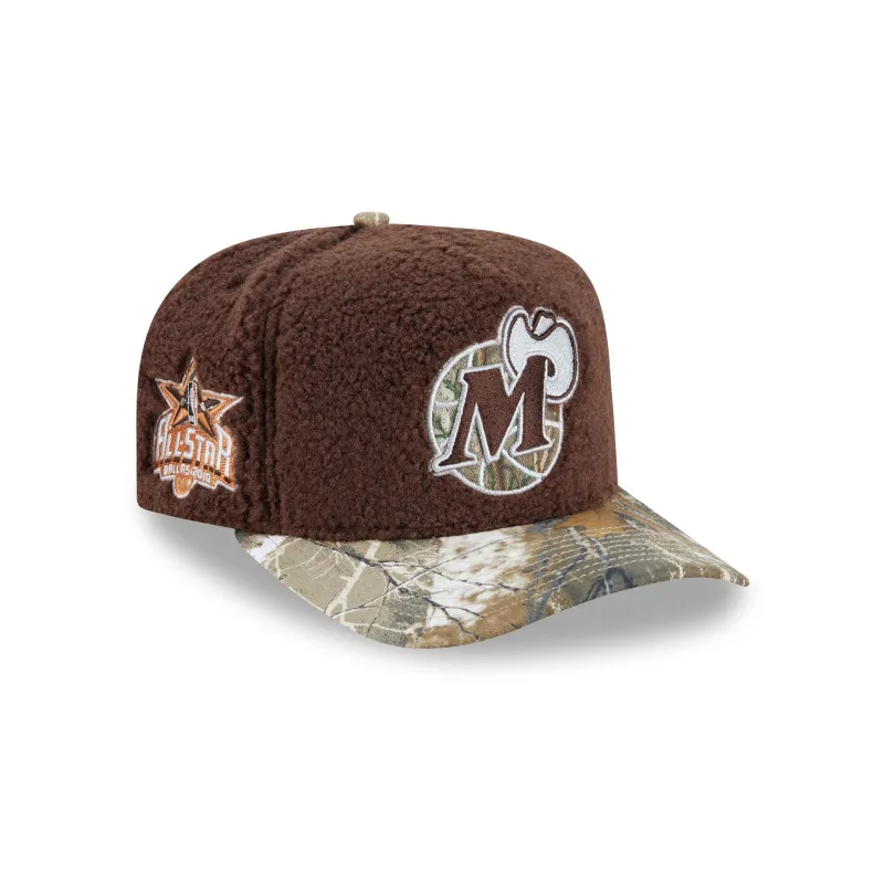 Just Caps Hardwood Classics Realtree Camo Dallas Mavericks 59FIFTY A-Frame Fitted Hat made by New Era