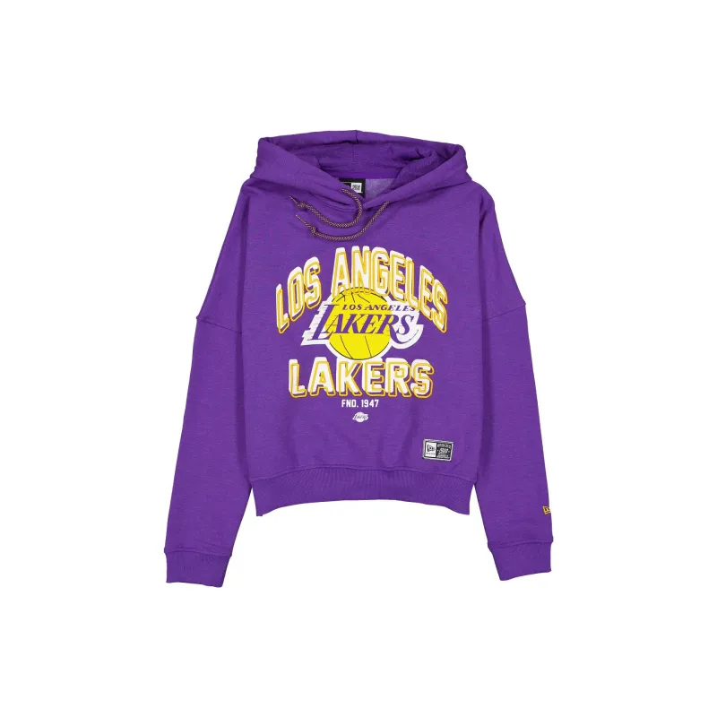 Los Angeles Lakers Women's Throwback Hoodie made by New Era