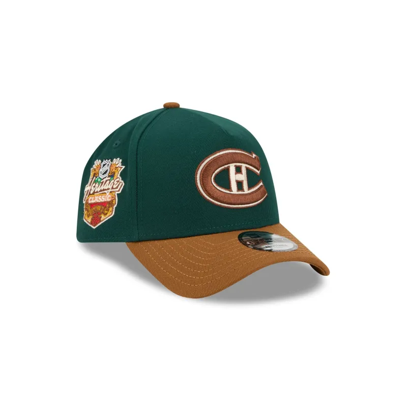 Montreal Canadiens 2026 Heritage Classic 9FORTY A-Frame Snapback Hat made by New Era