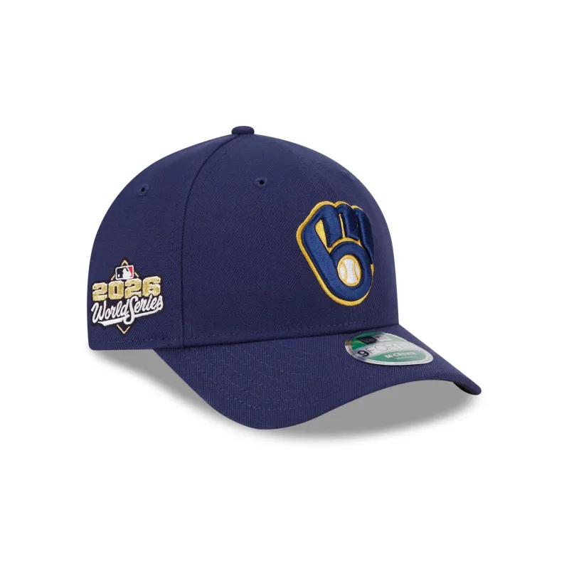 Milwaukee Brewers 2026 World Series Side Patch 9FORTY M-Crown Snapback Hat made by New Era