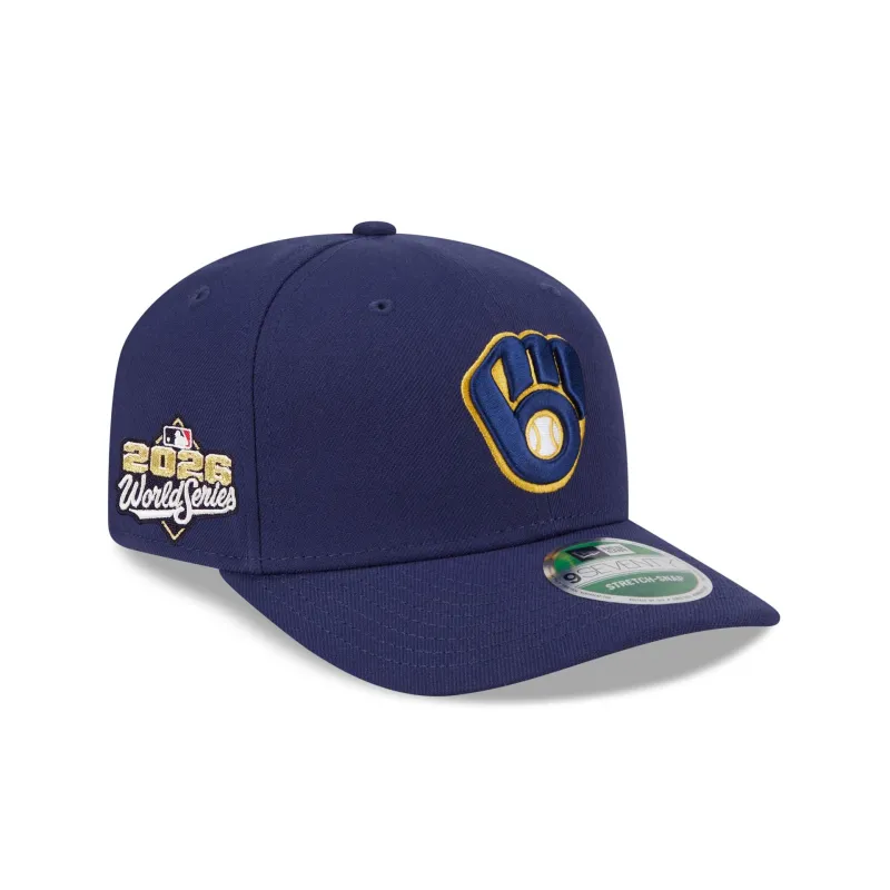 Milwaukee Brewers 2026 World Series Side Patch 9SEVENTY Stretch-Snap Hat made by New Era