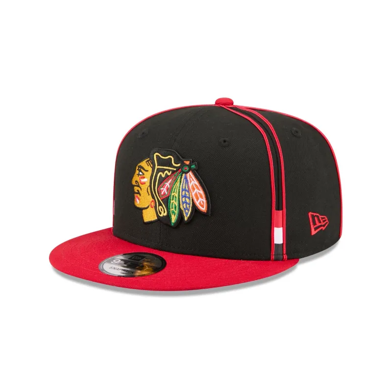 Chicago Blackhawks Soutache 9FIFTY Snapback Hat made by New Era