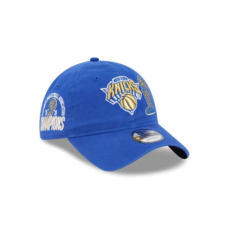 New York Knicks 2026 NBA Ring Ceremony Blue 9TWENTY Adjustable Hat made by New Era