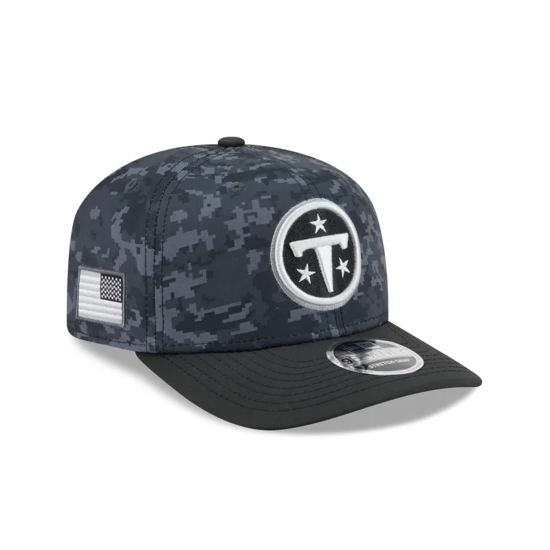 Tennessee Titans 2026 Salute to Service 9SEVENTY Stretch-Snap Hat made by New Era