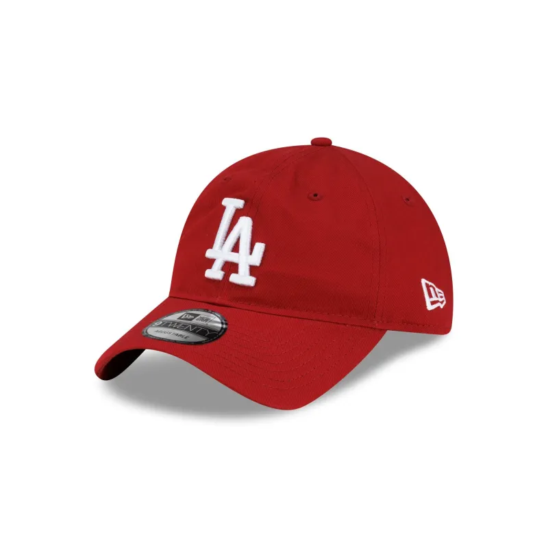 Los Angeles Dodgers League Essential Red 9TWENTY Adjustable Hat made by New Era