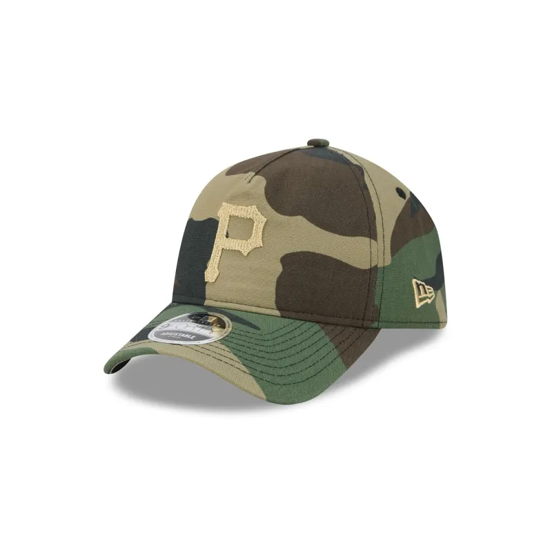 Pittsburgh Pirates Camo 9FORTY A-Frame Unstructured Snapback Hat made by New Era
