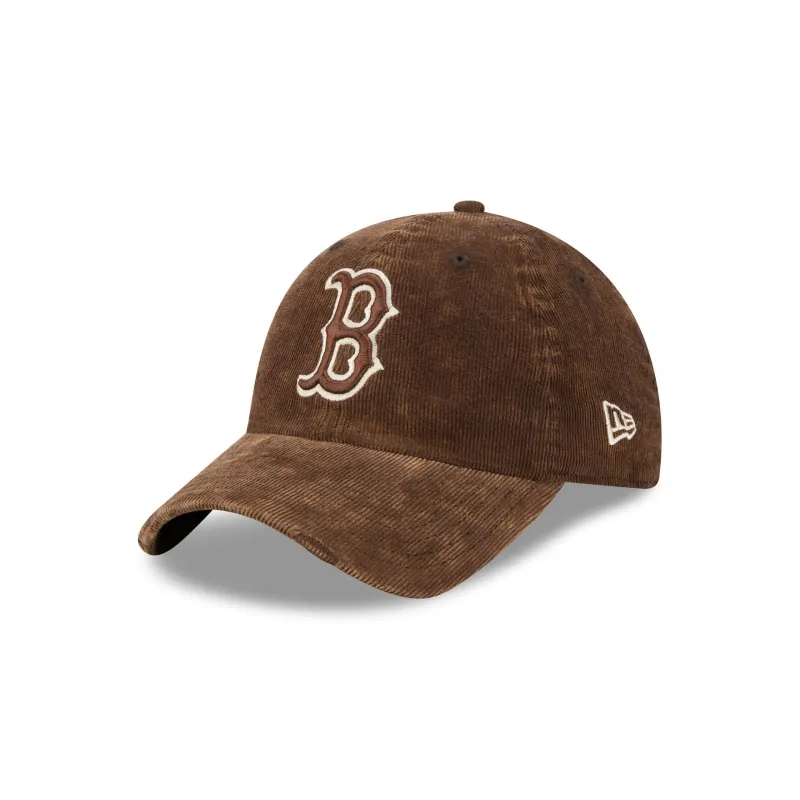 Boston Red Sox Washed Walnut Corduroy Casual Classic Adjustable Hat made by New Era