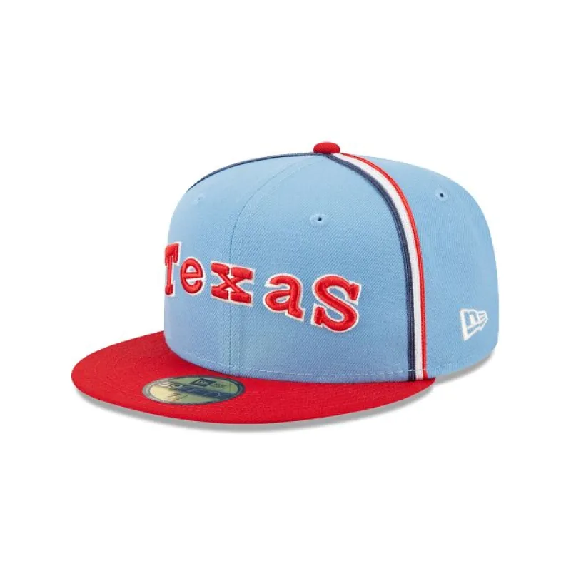 Texas Rangers Powder Blues 59FIFTY Fitted Hat sold by New Era