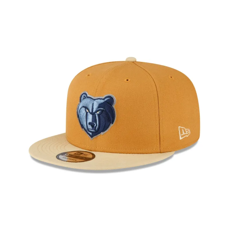 Memphis Grizzlies Oatmeal 9FIFTY Snapback Hat sold by New Era